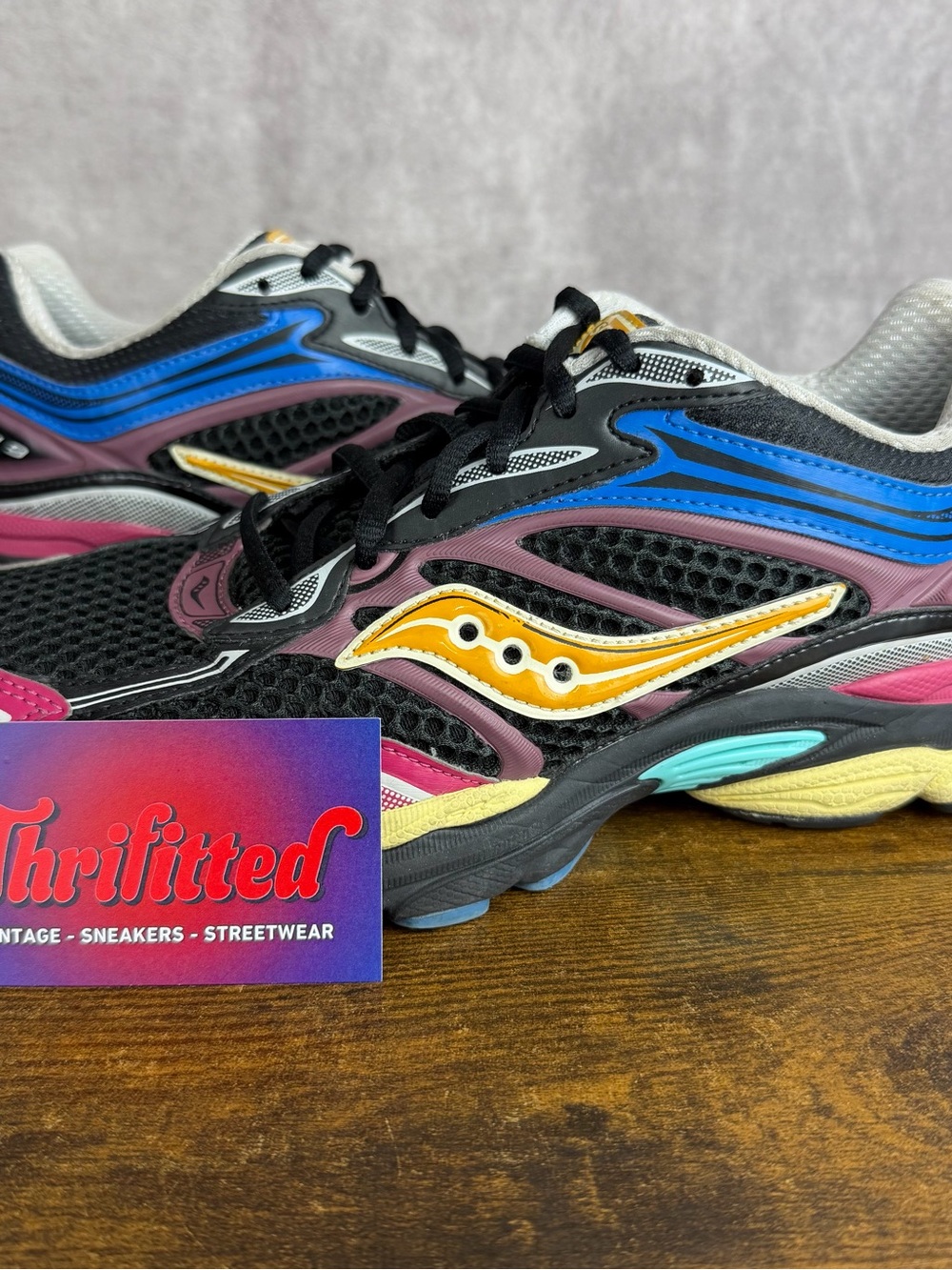 Saucony ProGrid Omni 9 Multi-Color Black Foot Locker Exclusive Size 9 S70739-65
